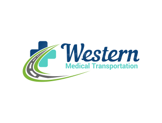 Western Medical Transportation logo design by mikael