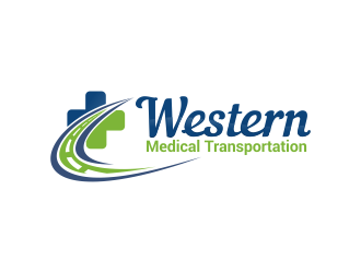 Western Medical Transportation logo design by mikael