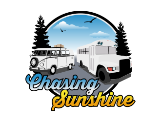 Chasing Sunshine logo design by Kruger