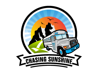 Chasing Sunshine logo design by jpdesigner