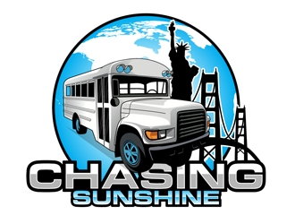 Chasing Sunshine logo design by DreamLogoDesign