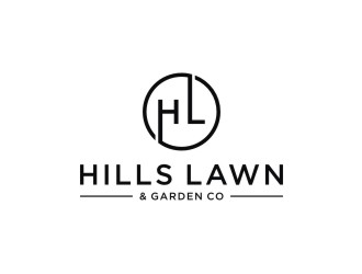 HILLS LAWN & GARDEN CO. logo design by Franky.