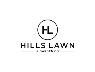 HILLS LAWN & GARDEN CO. logo design by Franky.