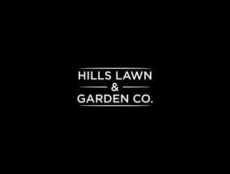 HILLS LAWN & GARDEN CO. logo design by L E V A R