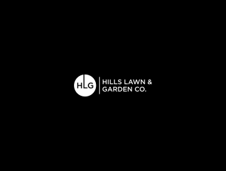 HILLS LAWN & GARDEN CO. logo design by L E V A R