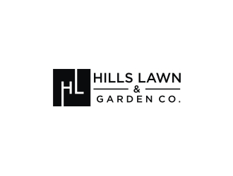 HILLS LAWN & GARDEN CO. logo design by EkoBooM