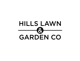 HILLS LAWN & GARDEN CO. logo design by rief