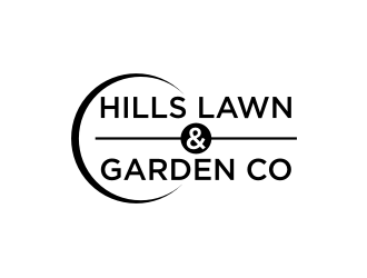 HILLS LAWN & GARDEN CO. logo design by rief