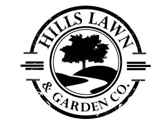 HILLS LAWN & GARDEN CO. logo design by THOR_