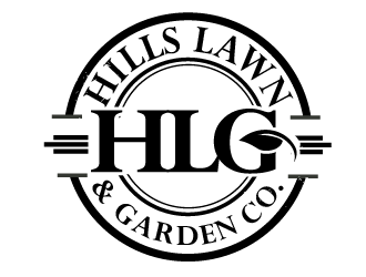 HILLS LAWN & GARDEN CO. logo design by THOR_