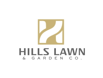 HILLS LAWN & GARDEN CO. logo design by nehel