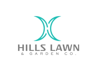 HILLS LAWN & GARDEN CO. logo design by nehel