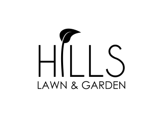 HILLS LAWN & GARDEN CO. logo design by serprimero