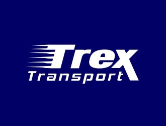 Trex Transport logo design by AisRafa