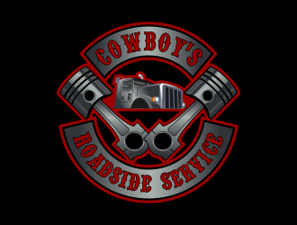 Cowboy’s Roadside Service logo design by Kruger