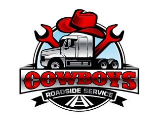 Cowboy’s Roadside Service logo design by DreamLogoDesign