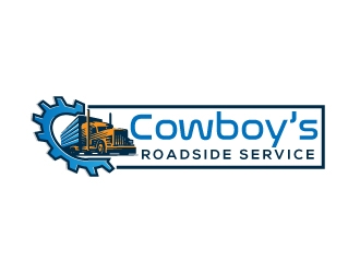 Cowboy’s Roadside Service logo design by Suvendu