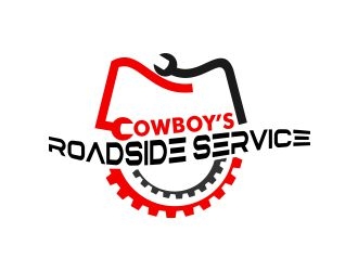 Cowboy’s Roadside Service logo design by Bl_lue
