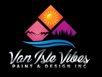 VAN ISLE VIBES PAINT & DESIGN INC. logo design by shere
