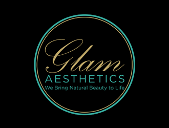 Glam Aesthetics logo design by johana