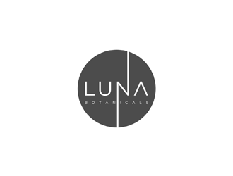 Luna botanicals  logo design by ndaru