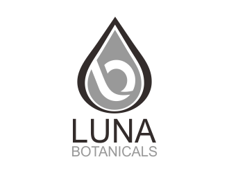 Luna botanicals  logo design by qqdesigns