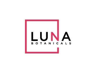 Luna botanicals  logo design by maserik