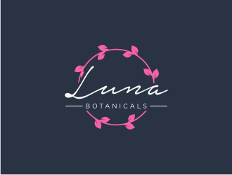 Luna botanicals  logo design by Susanti