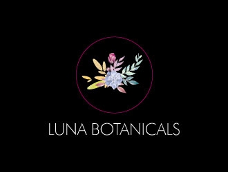 Luna botanicals  logo design by Erasedink