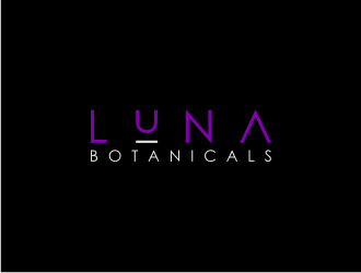 Luna botanicals  logo design by asyqh