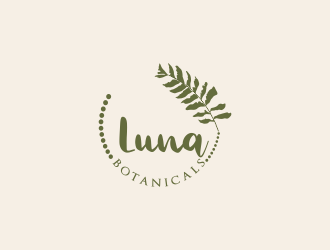 Luna botanicals  logo design by Greenlight
