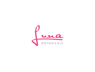 Luna botanicals  logo design by Barkah