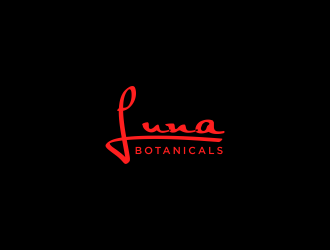 Luna botanicals  logo design by L E V A R