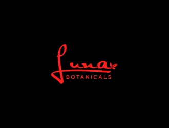 Luna botanicals  logo design by L E V A R