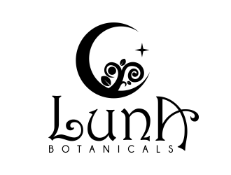 Luna botanicals  logo design by SmartTaste
