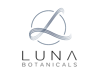 Luna botanicals  logo design by Coolwanz