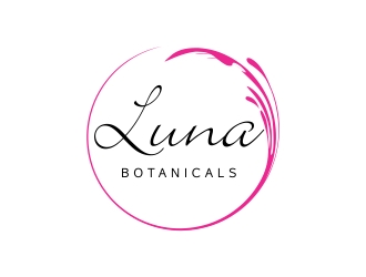 Luna botanicals  logo design by ruki