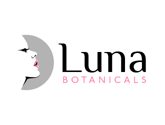 Luna botanicals  logo design by ARALE