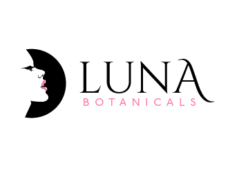 Luna botanicals  logo design by ARALE