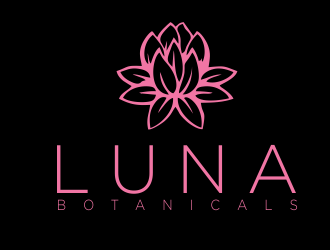 Luna botanicals  logo design by jm77788