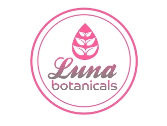 Luna botanicals  logo design by ElonStark
