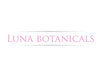 Luna botanicals  logo design by Landung