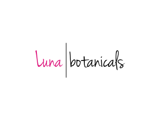 Luna botanicals  logo design by rief
