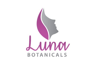 Luna botanicals  logo design by harshikagraphics