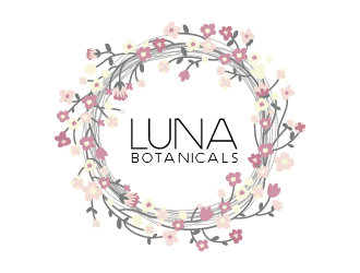 Luna botanicals  logo design by czars