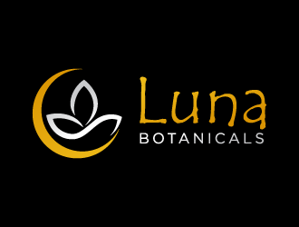 Luna botanicals  logo design by uyoxsoul