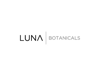 Luna botanicals  logo design by labo