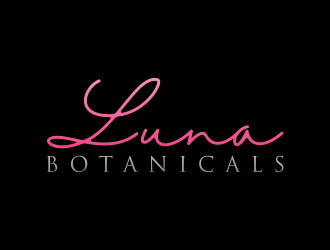 Luna botanicals  logo design by RIANW