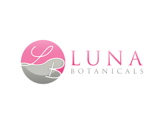 Luna botanicals  logo design by RIANW