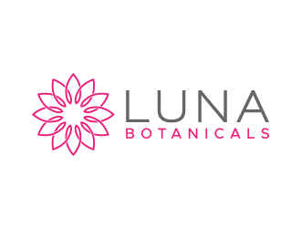 Luna botanicals  logo design by lexipej
